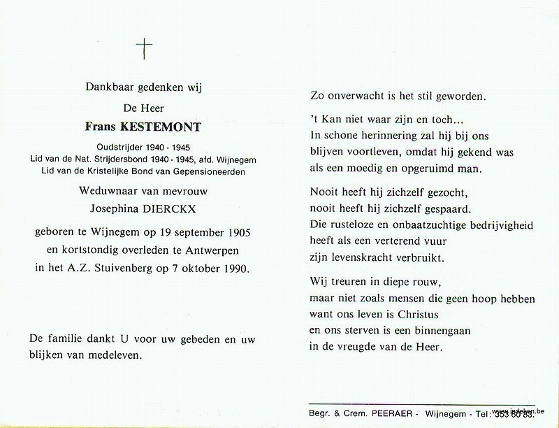 Franciscus Ludovicus Kestemont