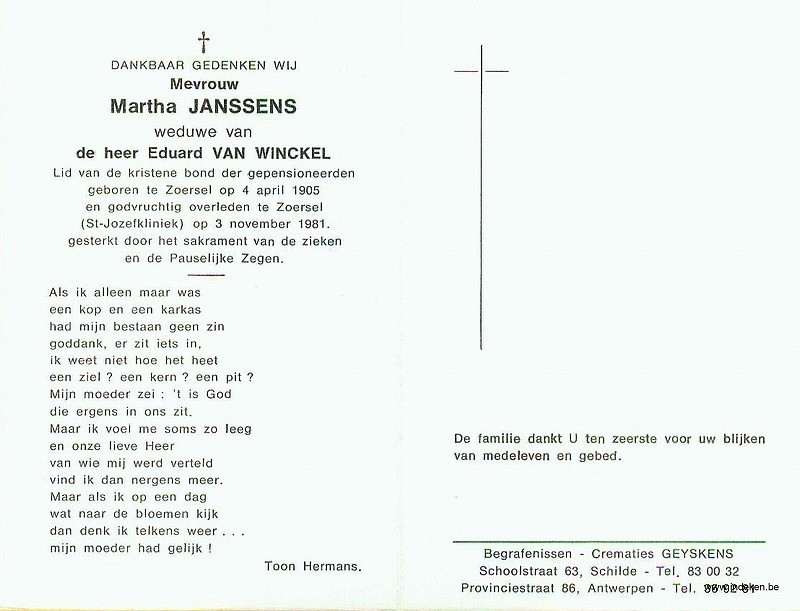 Alicia Martha Janssens