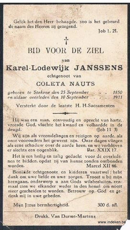 Carolus Ludovicus Janssens