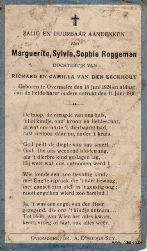 Marguerite Sylvie Sophie Roggeman