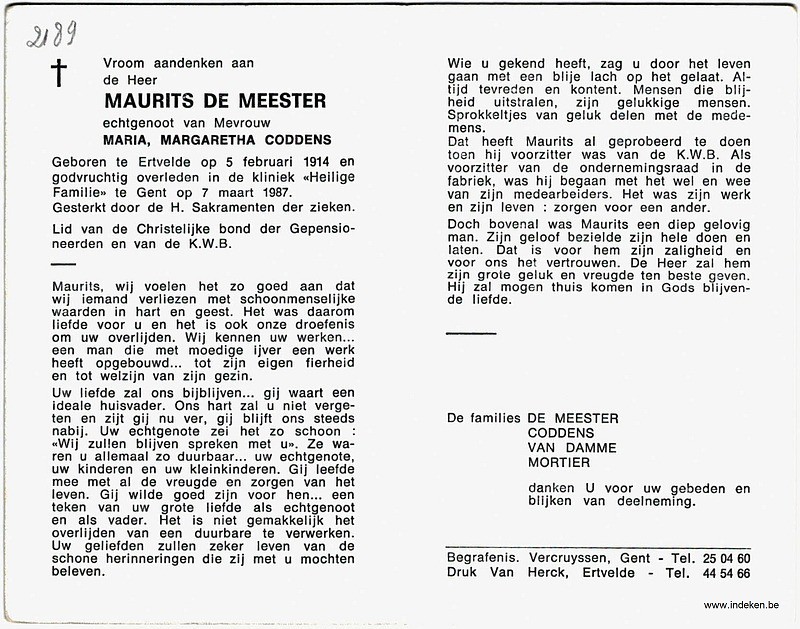 Maurice De Meester