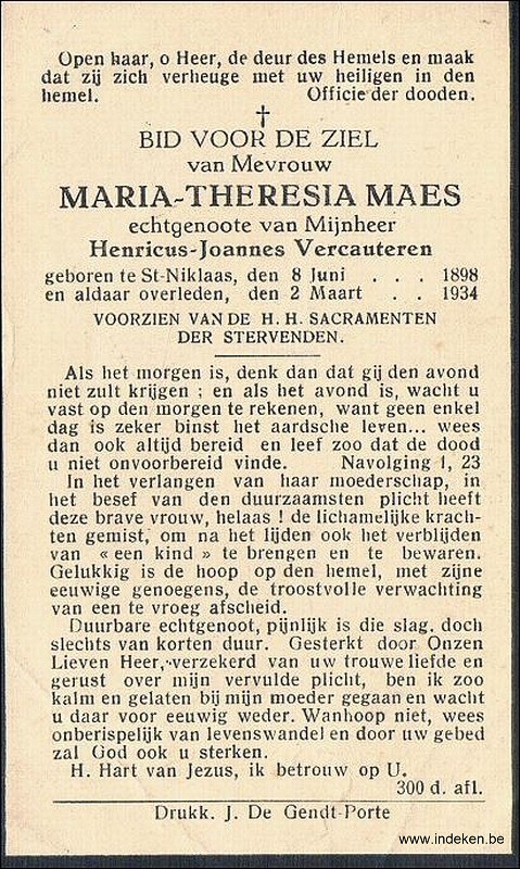 Maria Theresia Maes