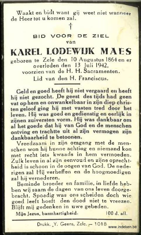 Karel Lodewijk Maes