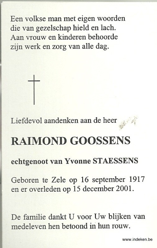 Raymond Goossens