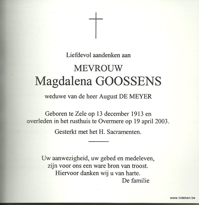 Magdalena Goossens