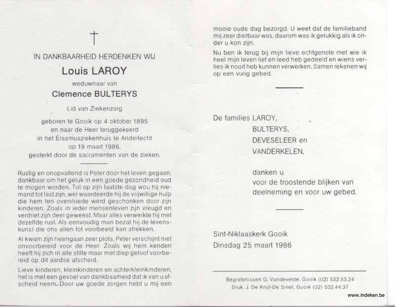 Carolus Ludovicus Laroy
