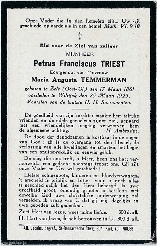 Petrus Franciscus Triest