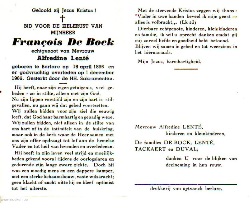 François De Bock