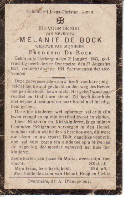Melanie De Bock