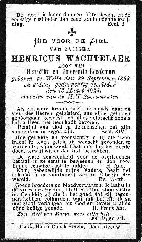 Henricus Wachtelaer