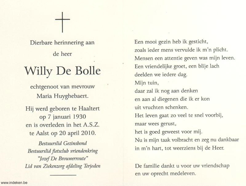 Willy De Bolle