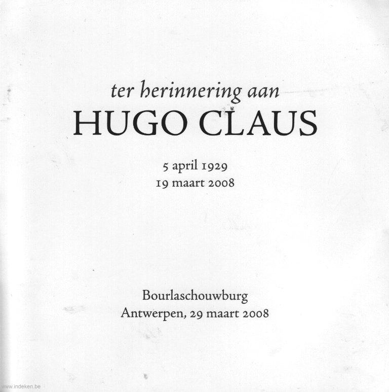 Hugo Maurice Julien Claus