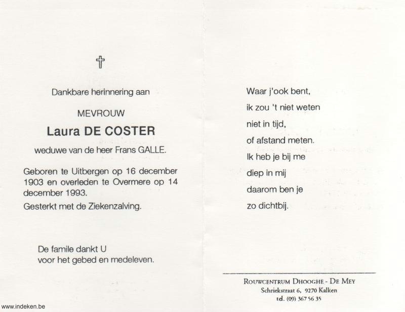 Laura De Coster