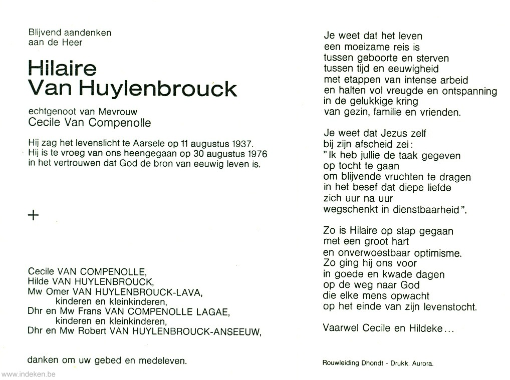 Hilaire Van Huylenbrouck
