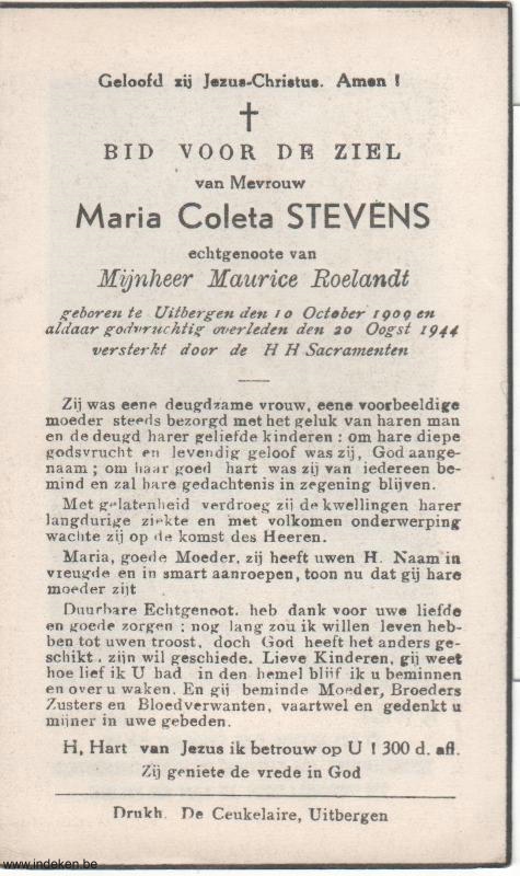Marie Coleta Stevens
