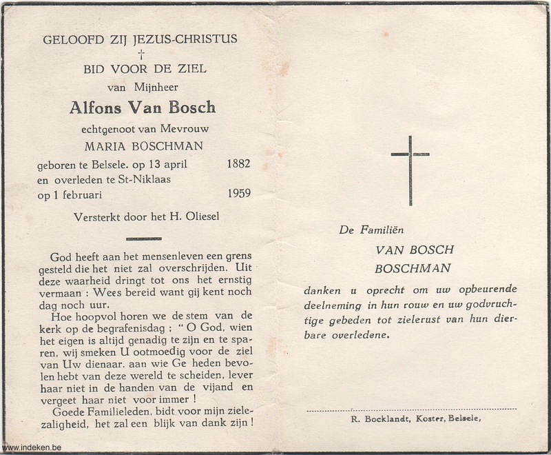 Alfons Van Bosch