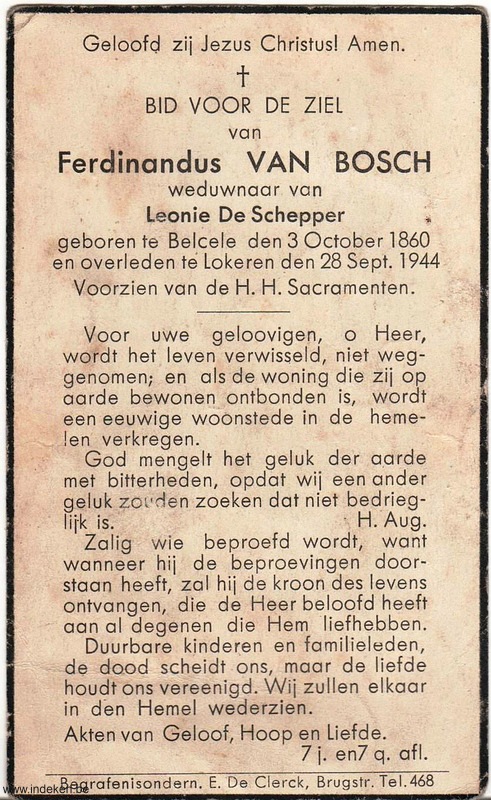 Ferdinandus Van Bosch