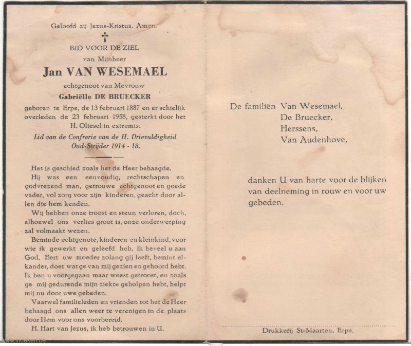 Jan Van Wesemael