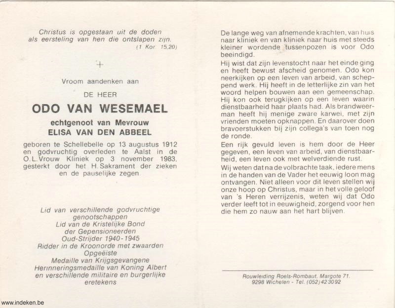 Odo Van Wesemael