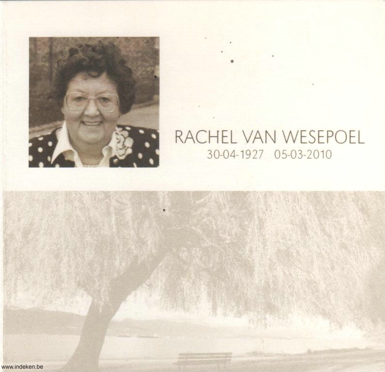 Rachel Van Wesepoel