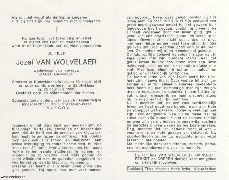 Jozef Van Wolvelaer