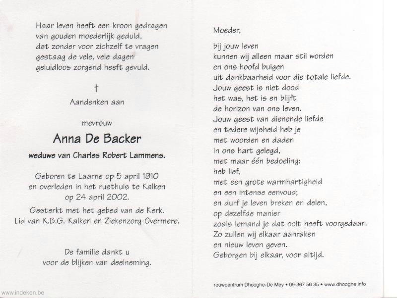 Anna De Backer