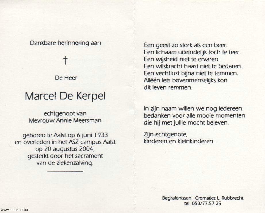 Marcel De Kerpel