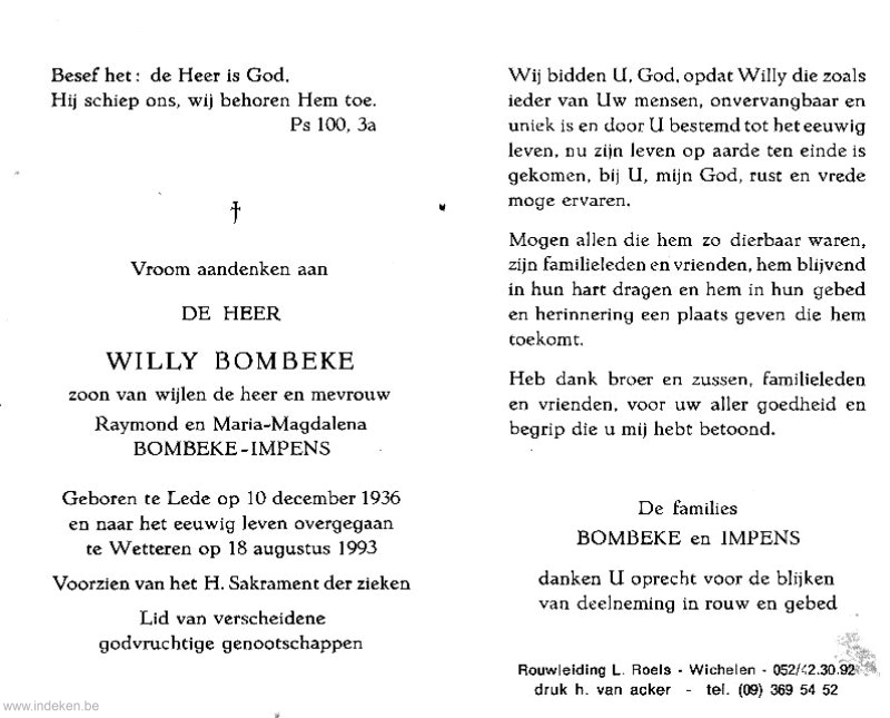 Willy Bombeke