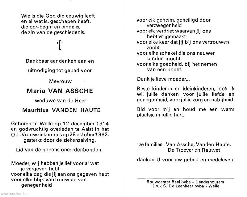Maria Van Assche