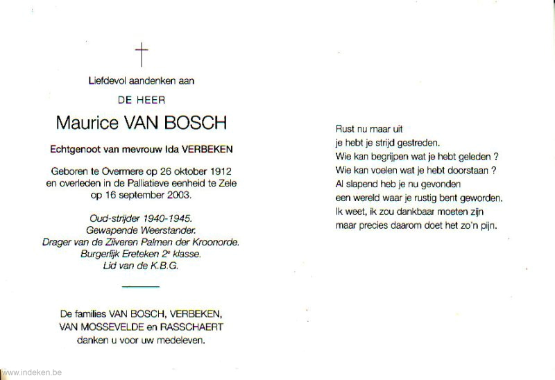 Maurice Van Bosch