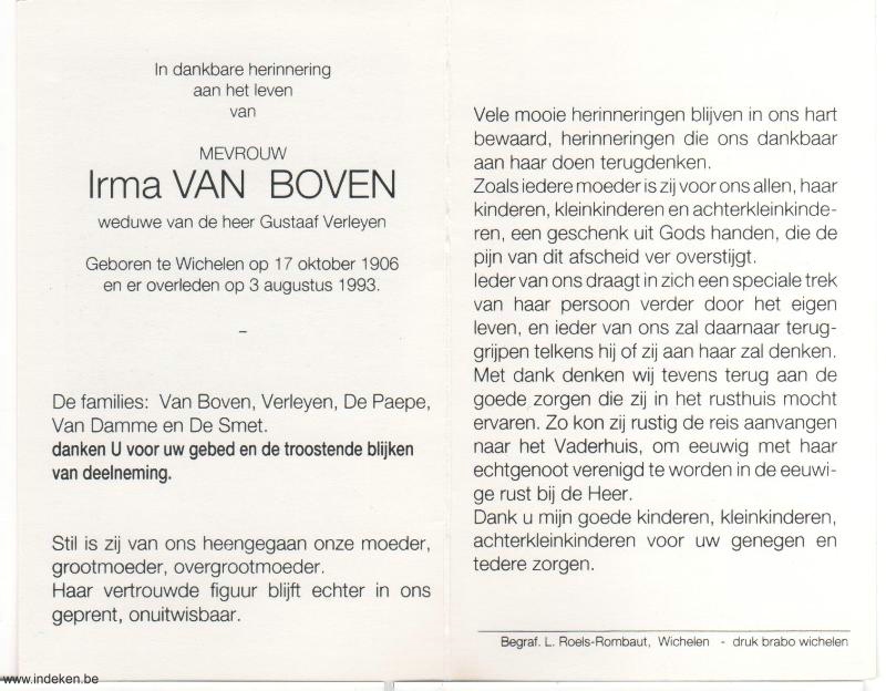 Irma Van Boven