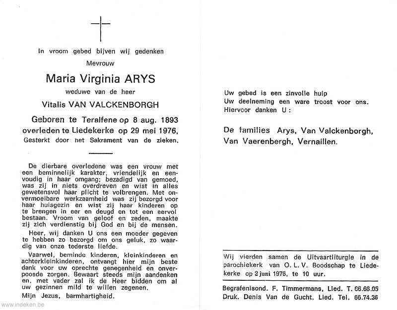 Maria Virginia Arys