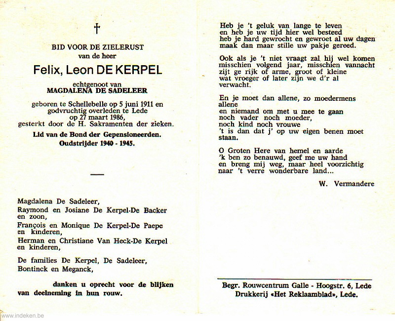Felix Leon De Kerpel
