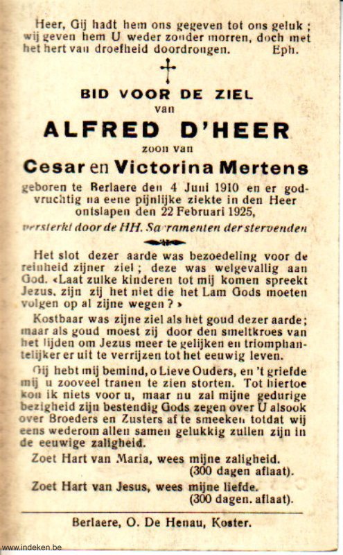 Alfred D Heer