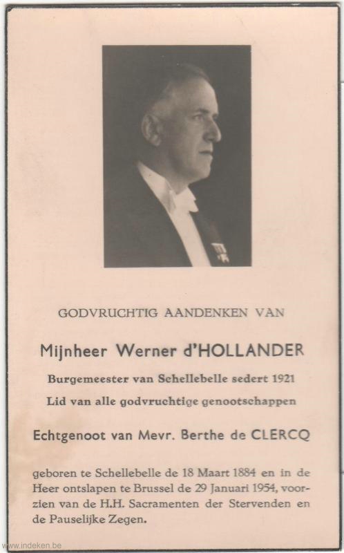 Werner Marie Joseph Gustave Prudent d Hollander