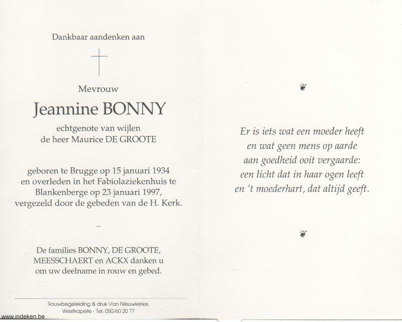 Jeannine Bonny