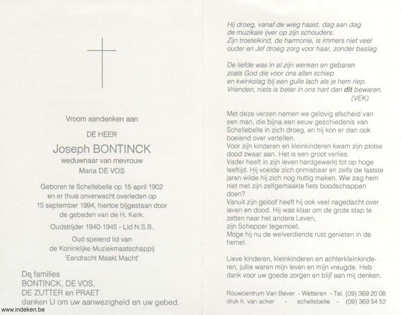 Joseph Bontinck