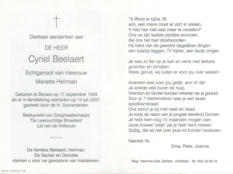 Cyriel Beelaert