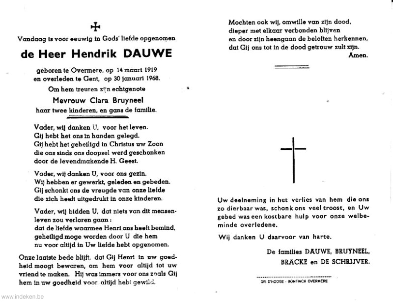 Hendrik Dauwe