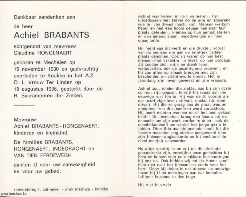 Achiel Brabants
