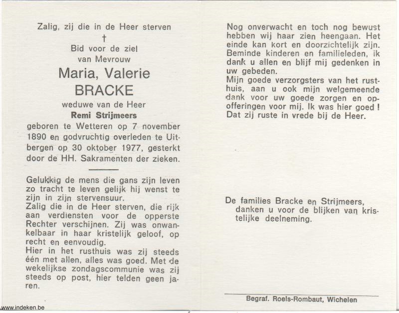 Maria Valerie Bracke