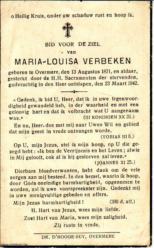 Maria Louisa Verbeken