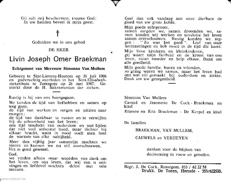 Livien Joseph Omer Braekman