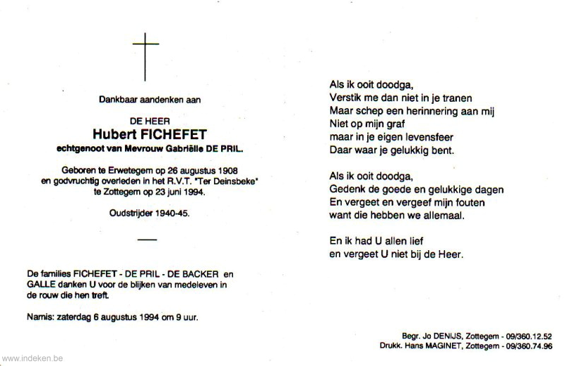 Hubert Fichefet