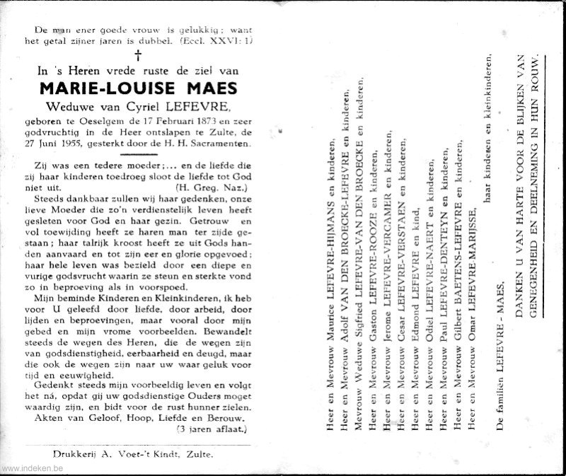 Marie Louise Maes
