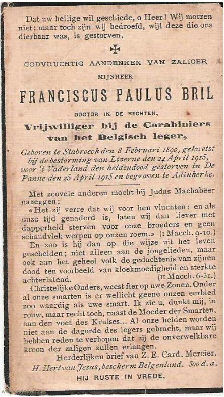 Franciscus Paulus Bril