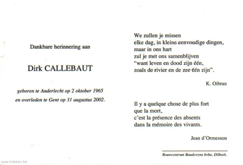 Dirk Callebaut
