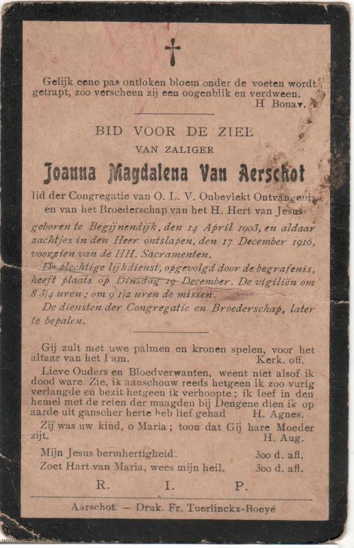 Joanna Magdalena Van Aerschot