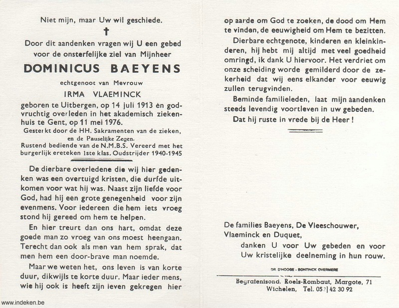 Dominicus Baeyens