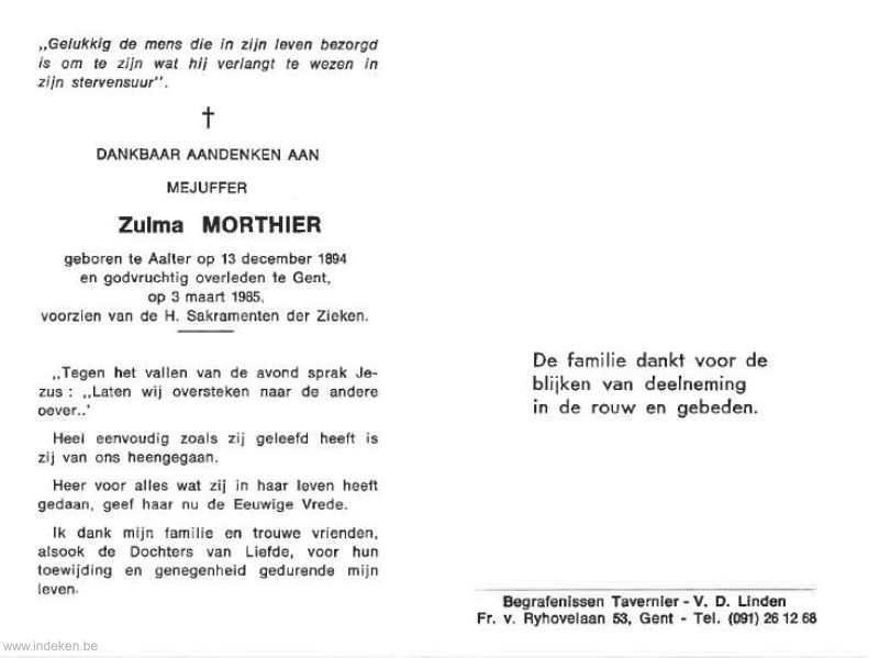 Zulma Morthier